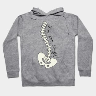 Not Straight - Spine/Scoliosis Hoodie